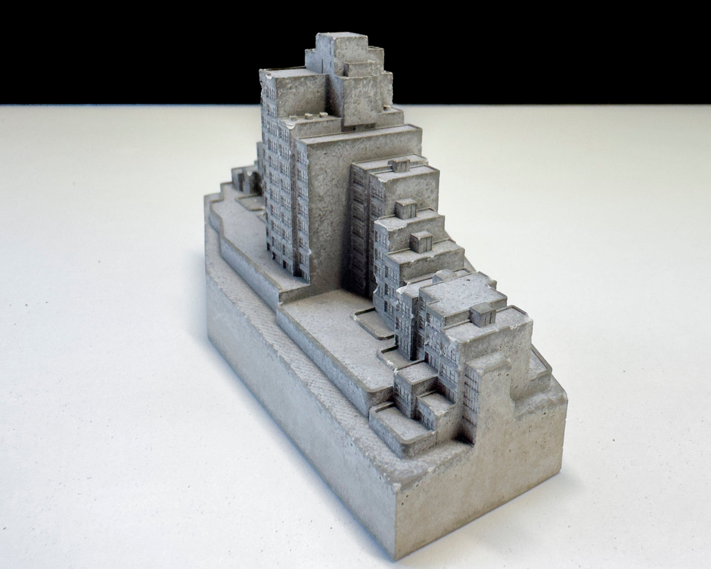Sirius Building – Miniature Concrete Model