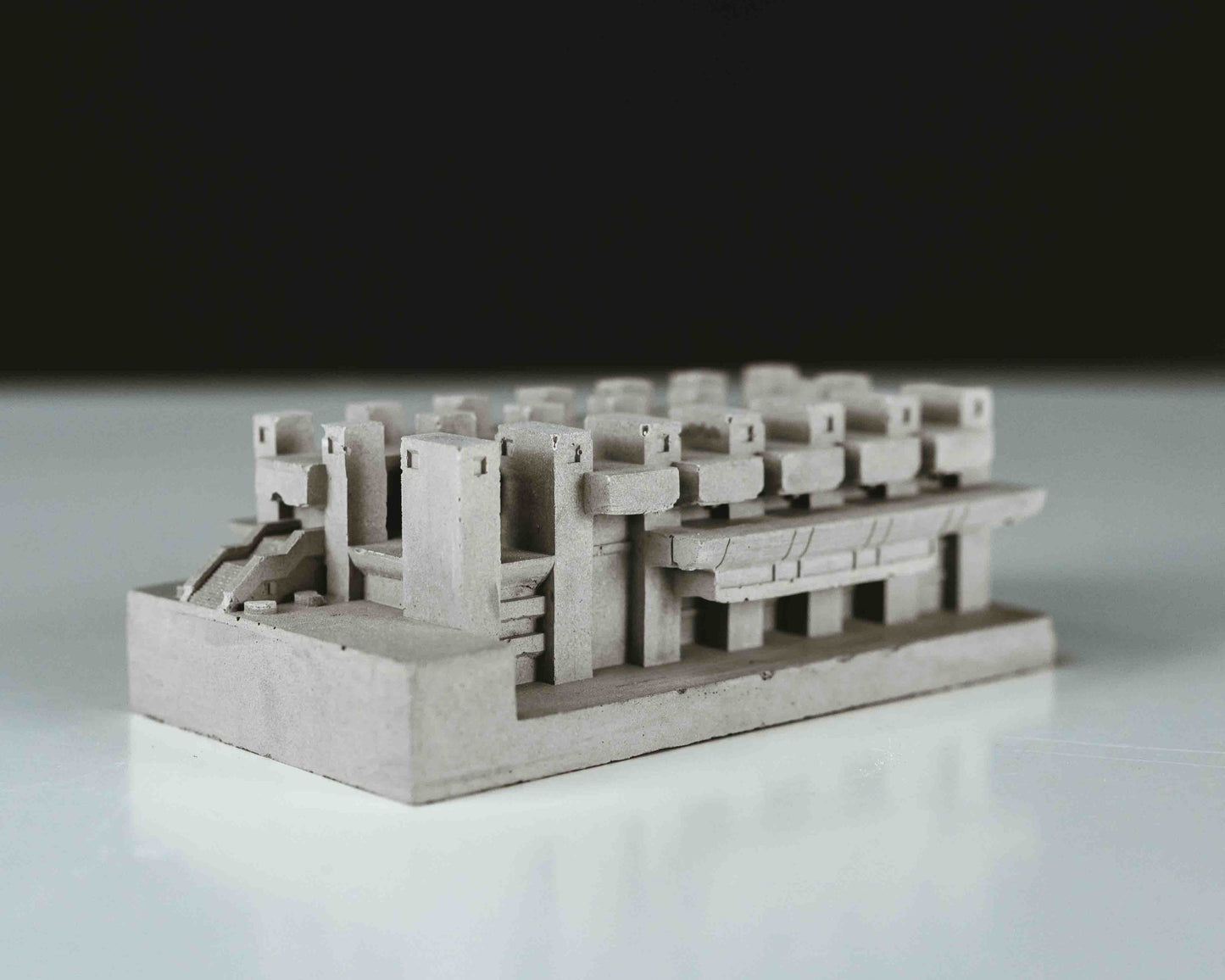 The Barbican Centre - miniature concrete model
