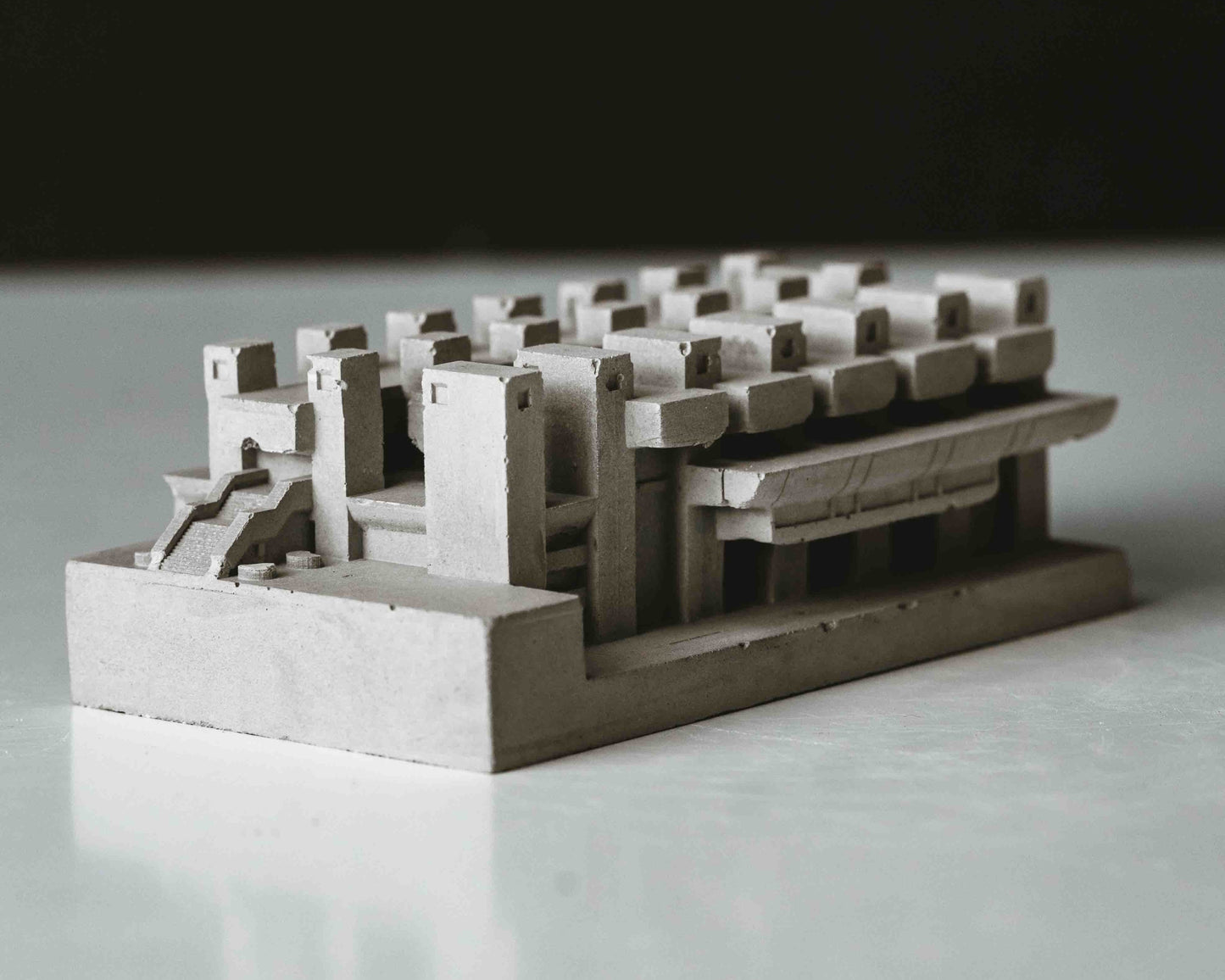 The Barbican Centre - miniature concrete model
