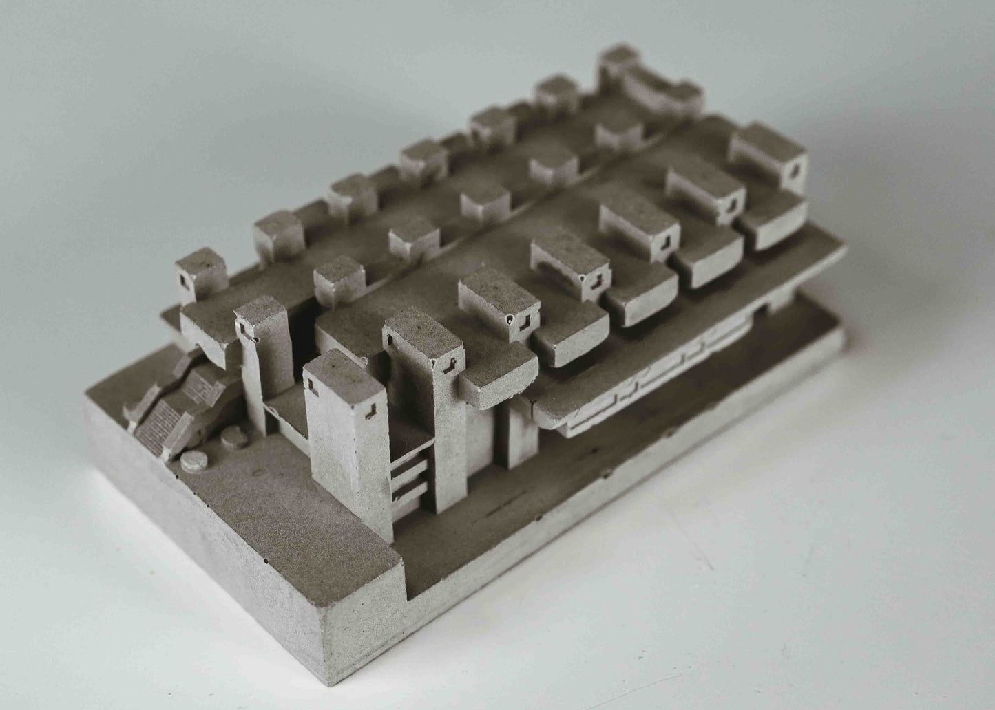 The Barbican Centre - miniature concrete model