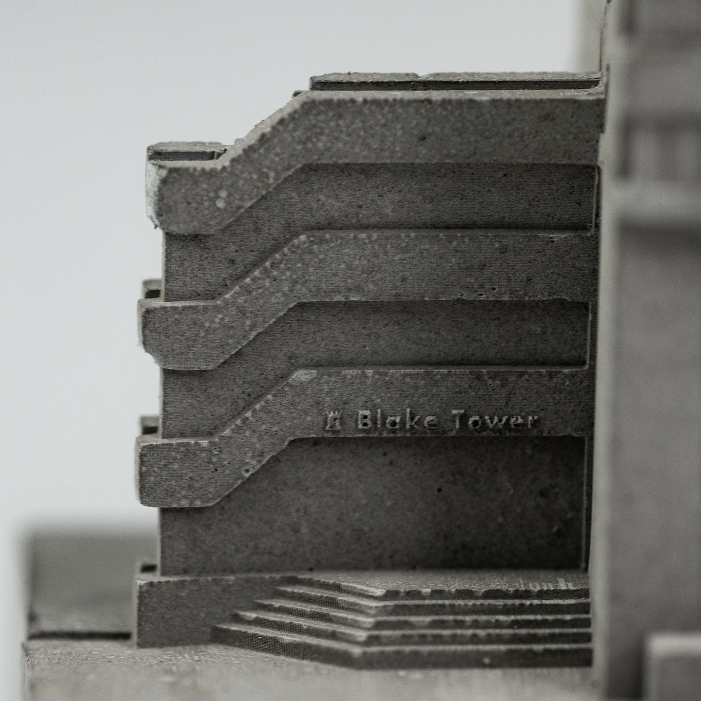 Barbican YMCA (Blake Tower) – Miniature Concrete Model