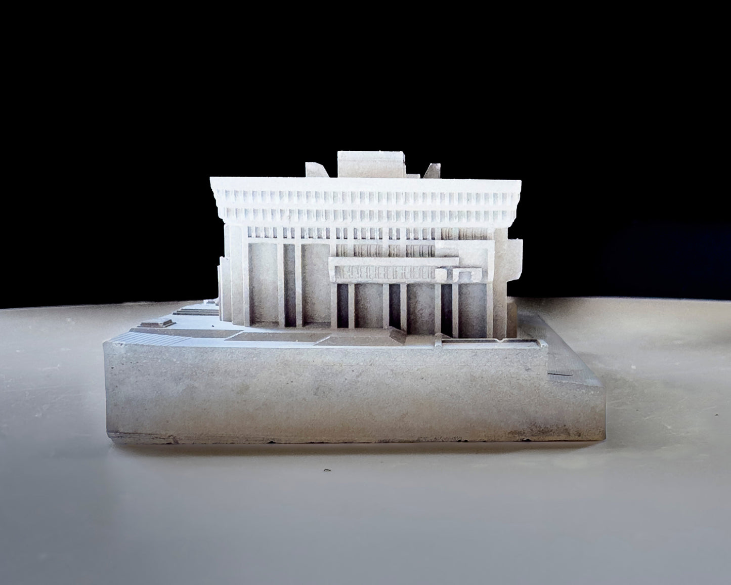 Boston City Hall - Miniature Concrete Model