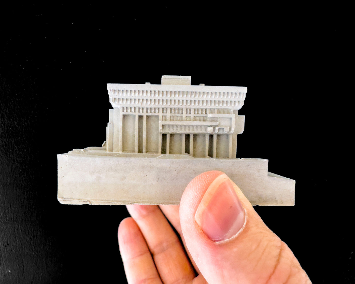Boston City Hall - Miniature Concrete Model