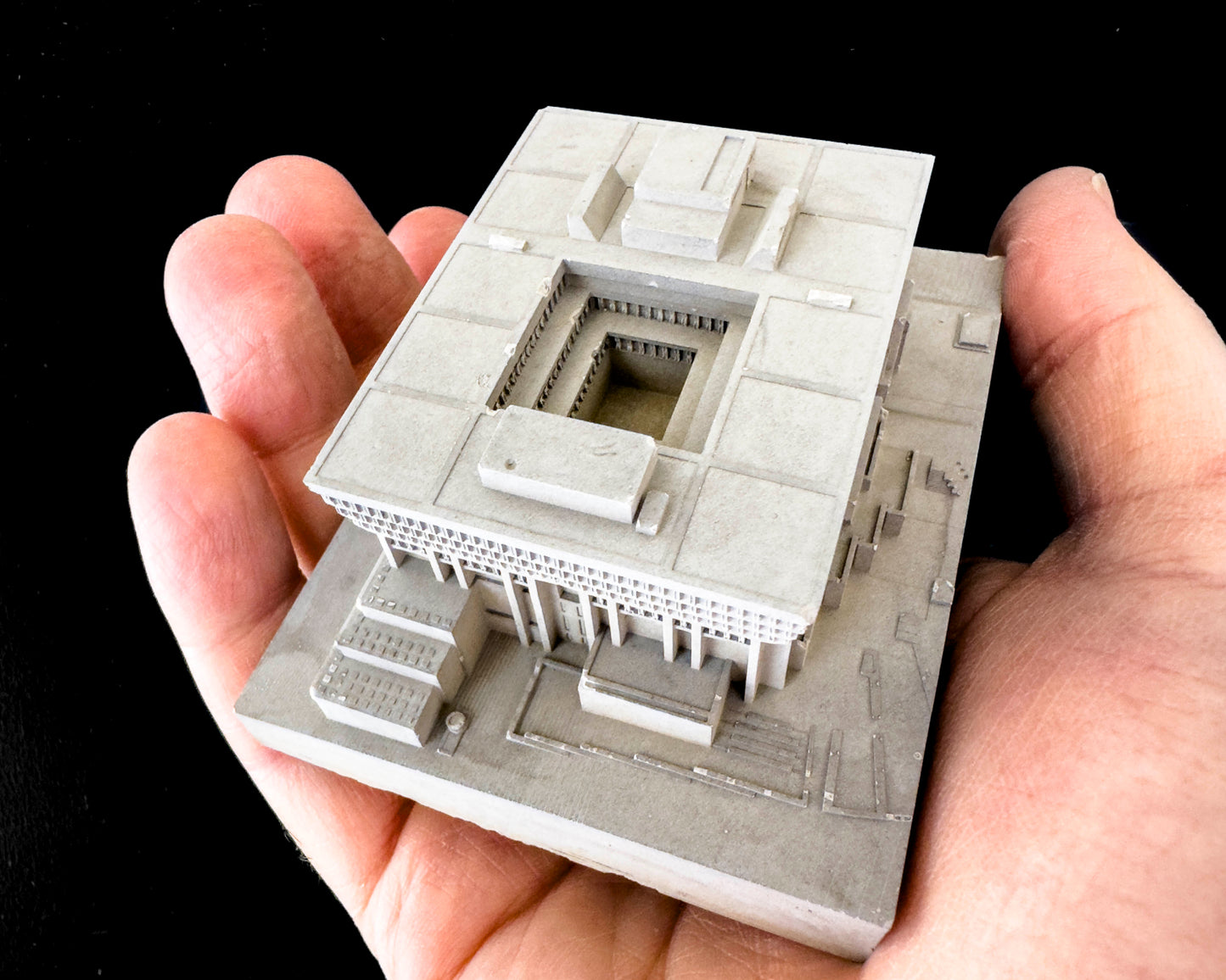 Boston City Hall - Miniature Concrete Model