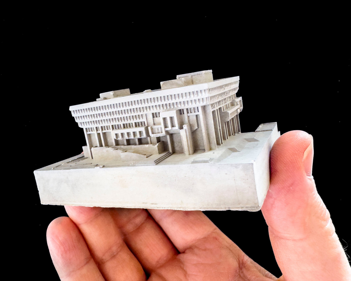 Boston City Hall - Miniature Concrete Model