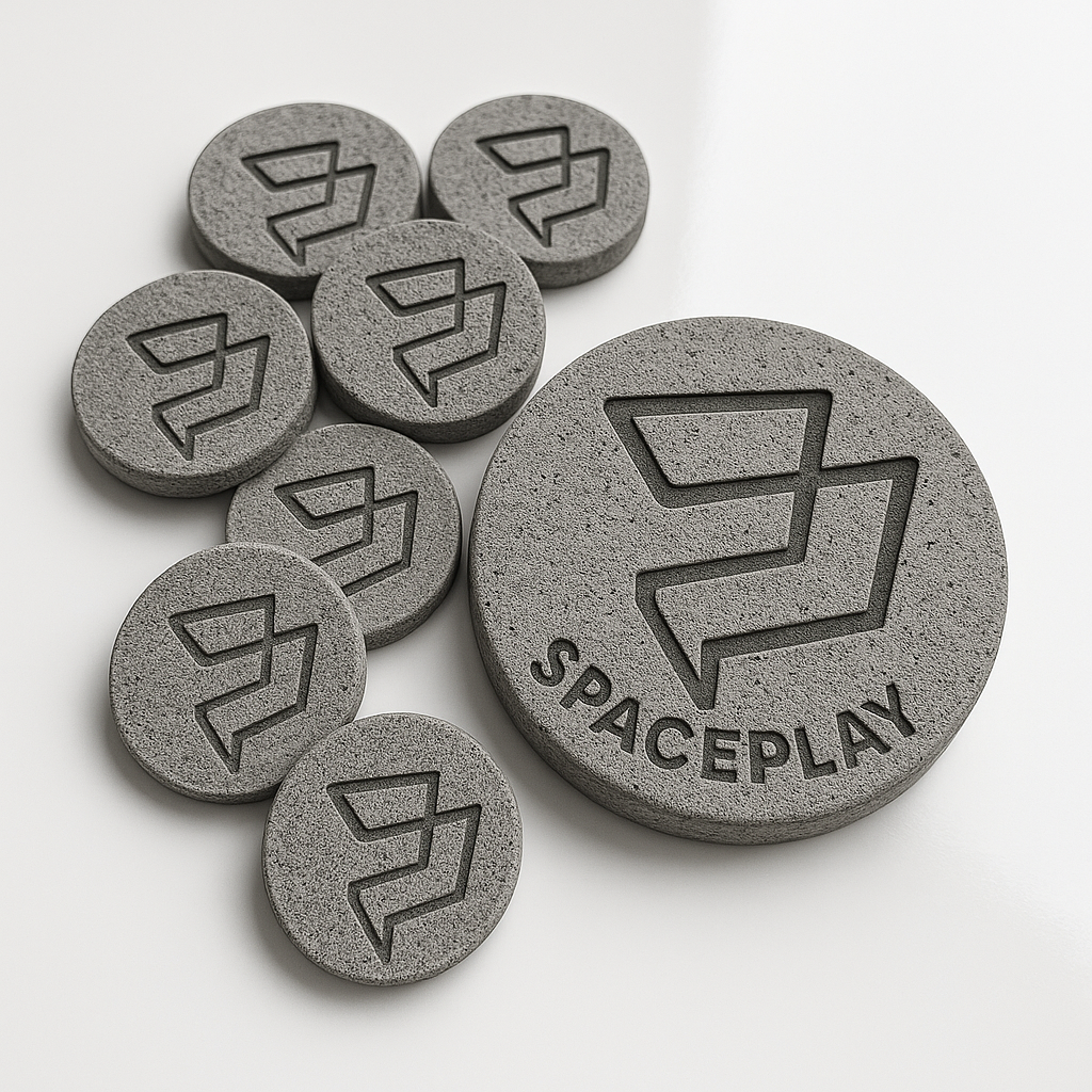 Concrete Credits: giftcards for all spaceplay artwork
