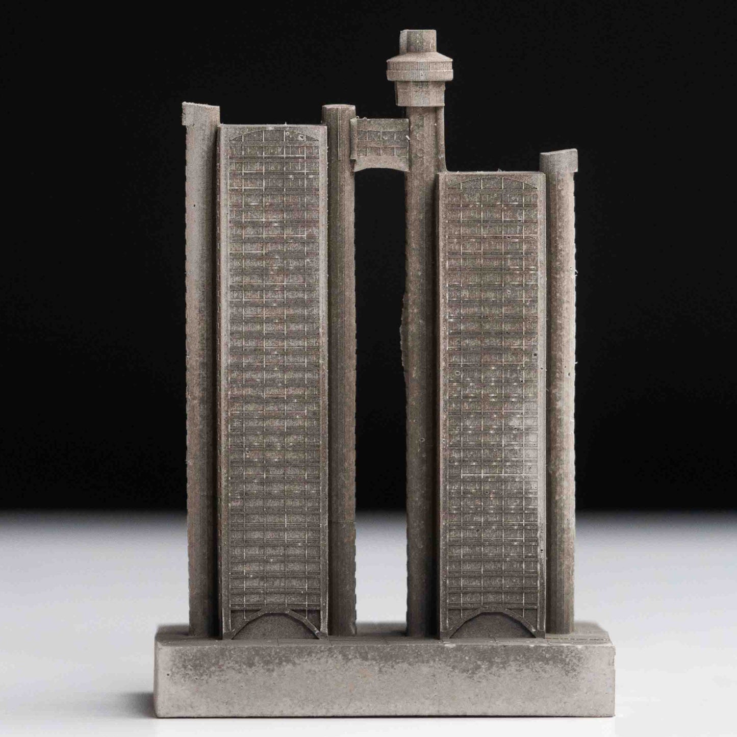 Genex Tower – Miniature Concrete Model