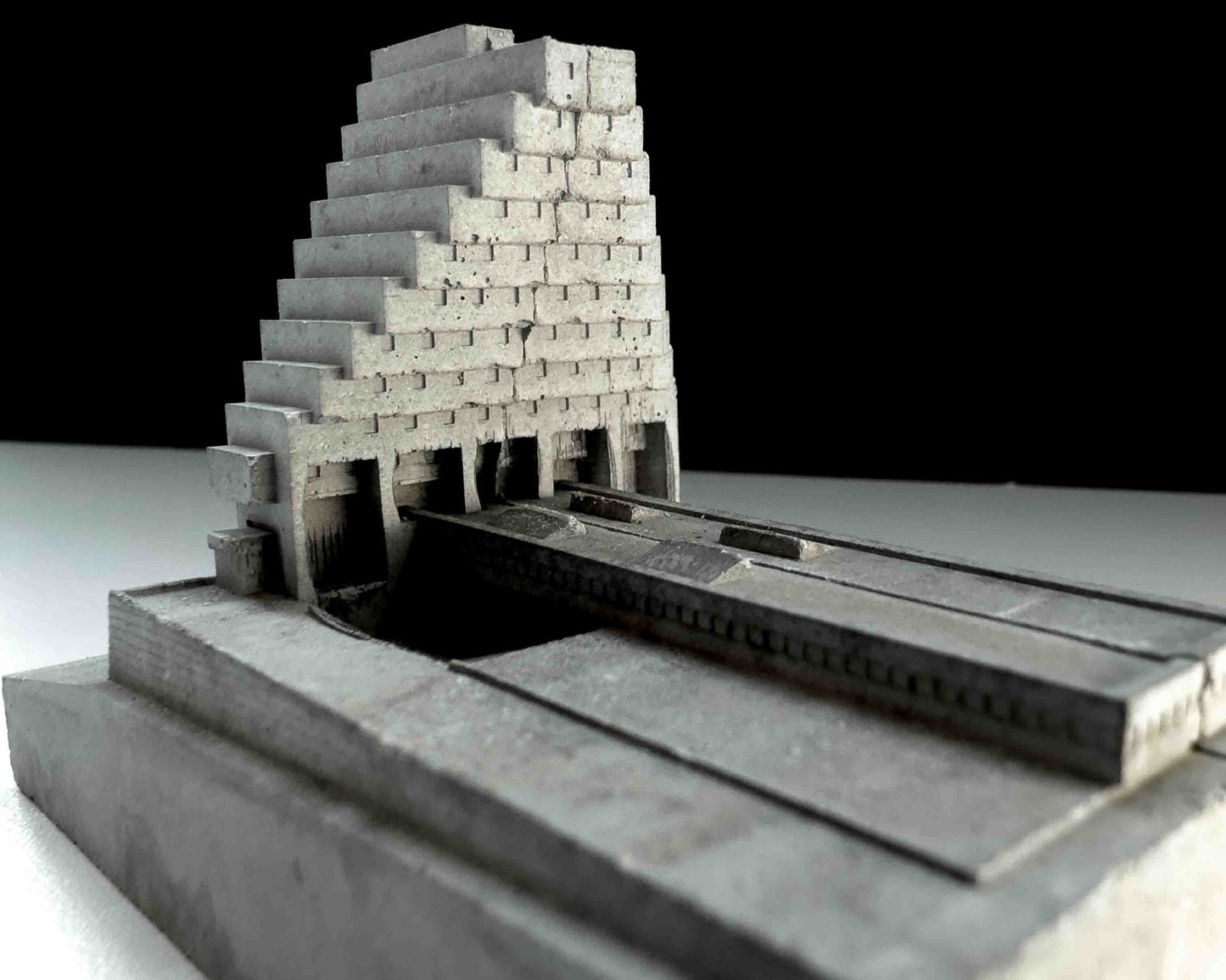 Hotel Panorama – Miniature Concrete Model