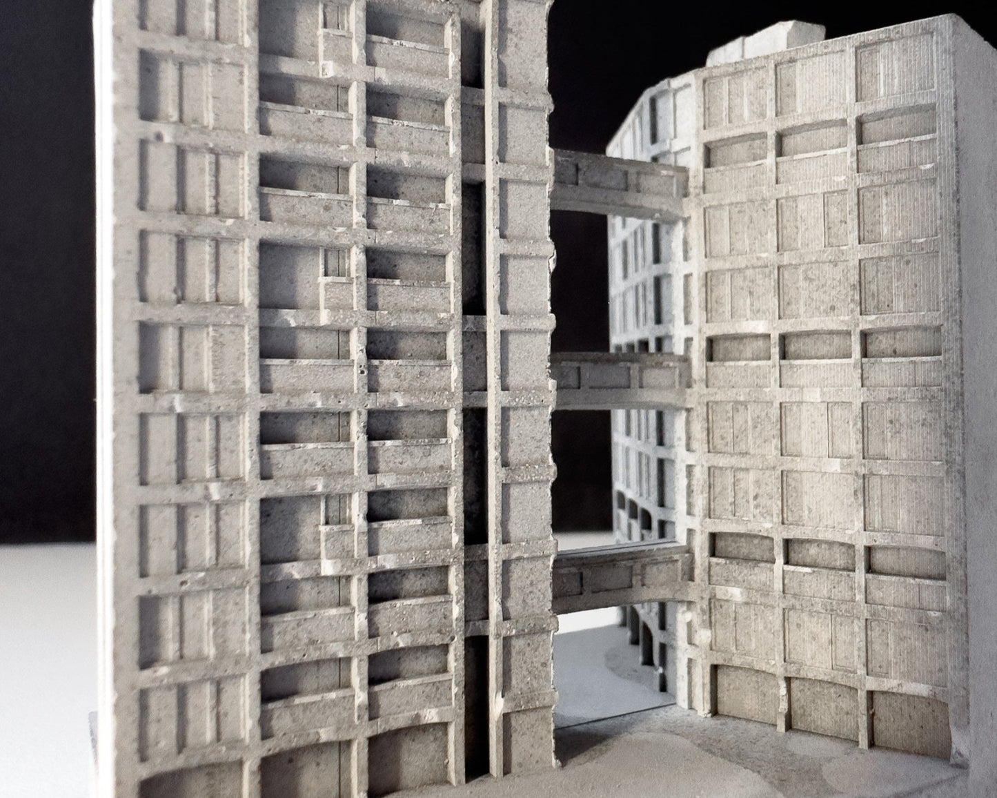 Park Hill Flats – Miniature Concrete Model