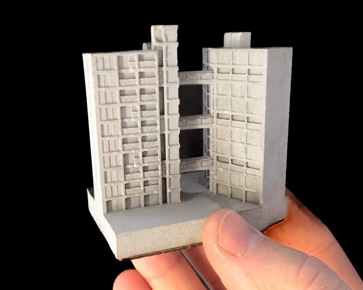 Park Hill Flats – Miniature Concrete Model