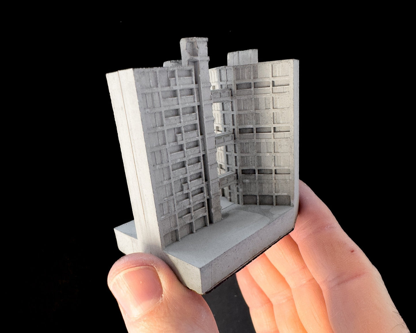 Park Hill Flats – Miniature Concrete Model