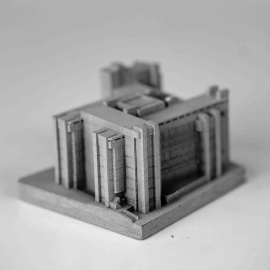 Rudolph Hall – Miniature Concrete Model