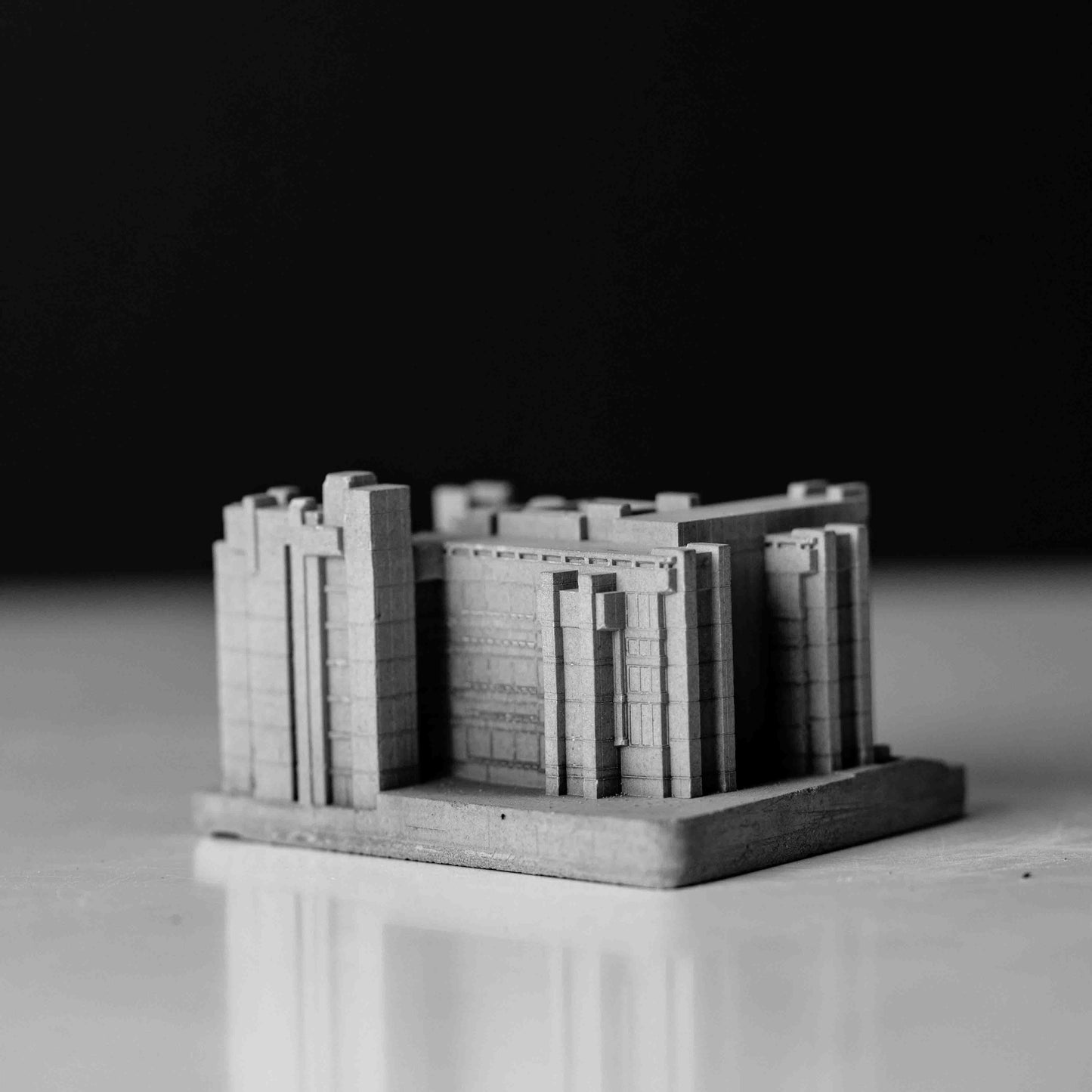 Rudolph Hall – Miniature Concrete Model