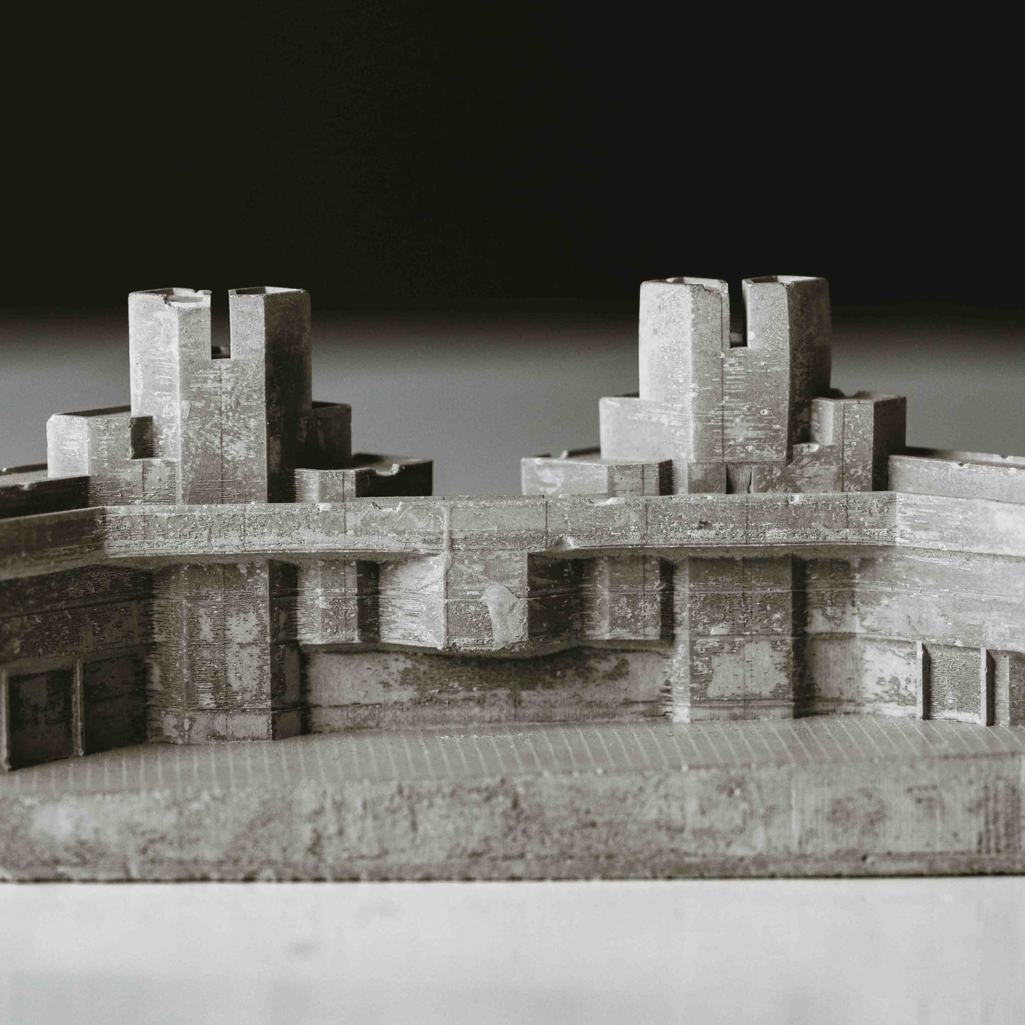 UEA Ziggurats – Miniature Concrete Model