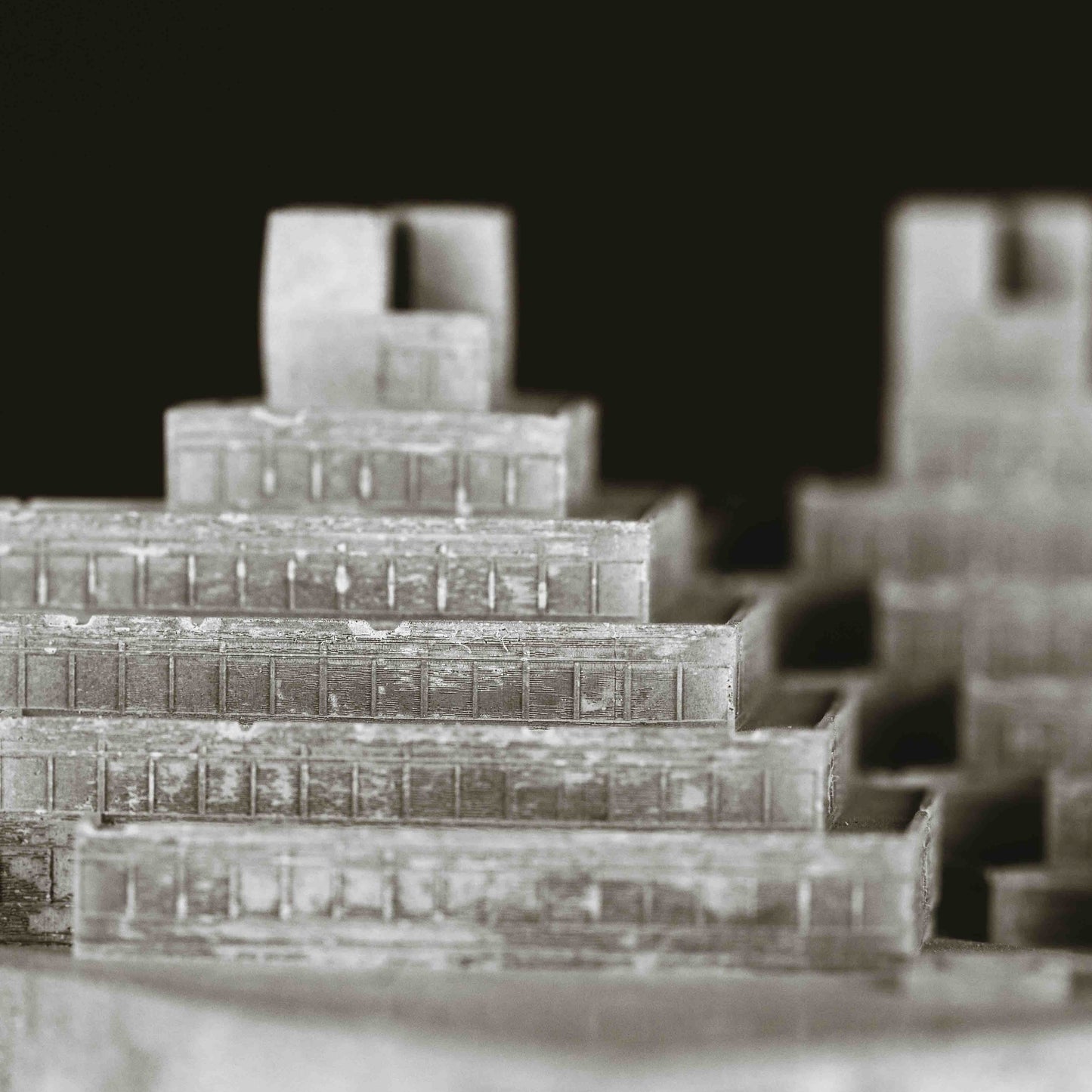 UEA Ziggurats – Miniature Concrete Model