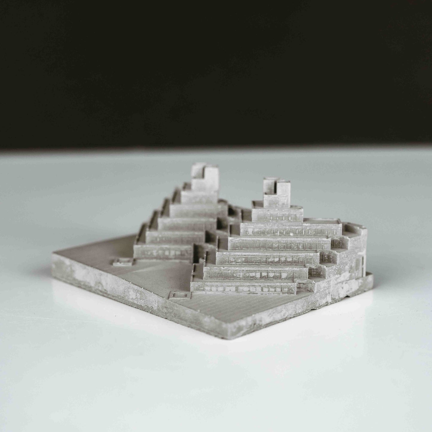 UEA Ziggurats – Miniature Concrete Model