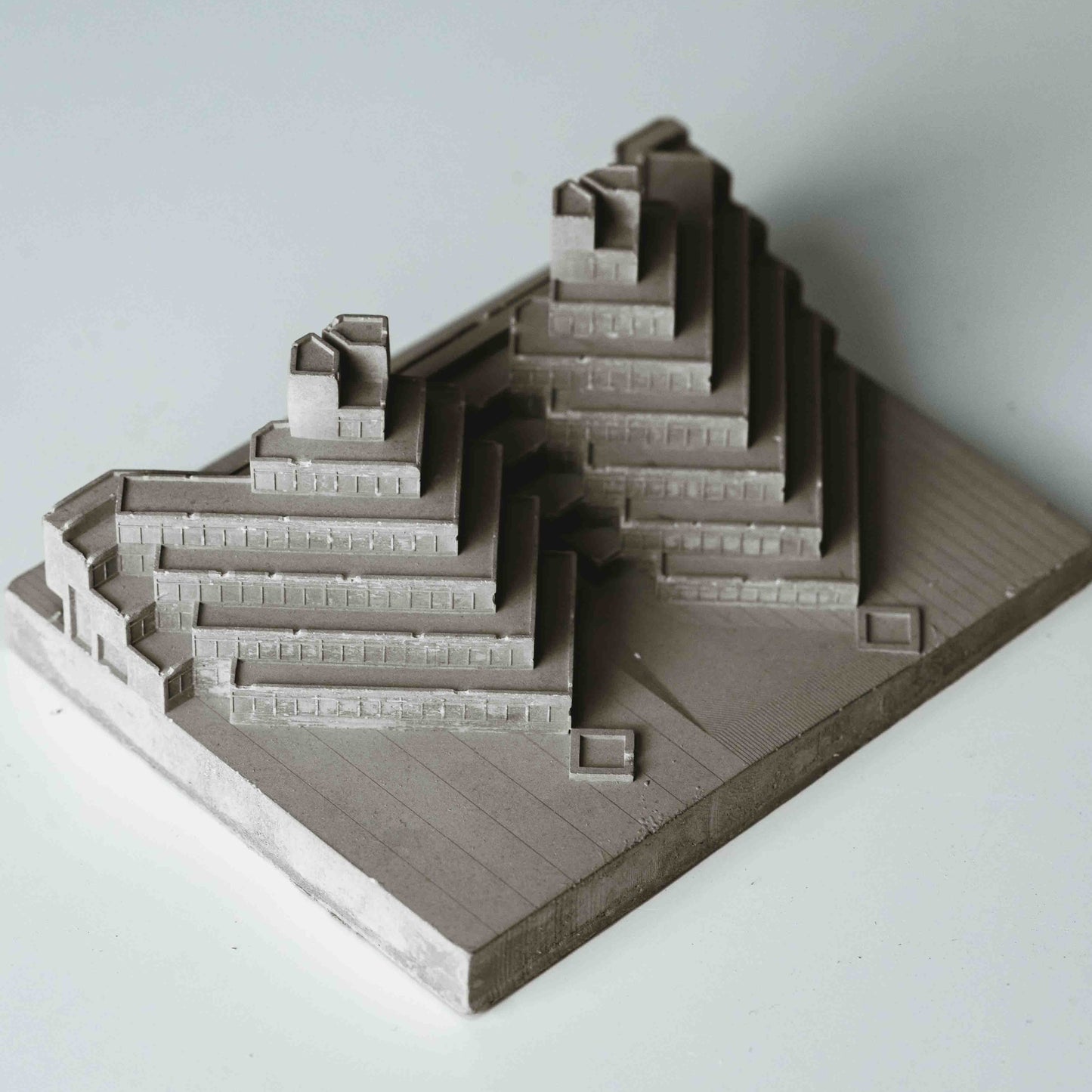 UEA Ziggurats – Miniature Concrete Model