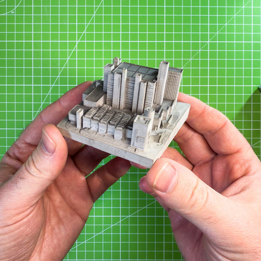 University of Glasgow Library – Miniature Concrete Model