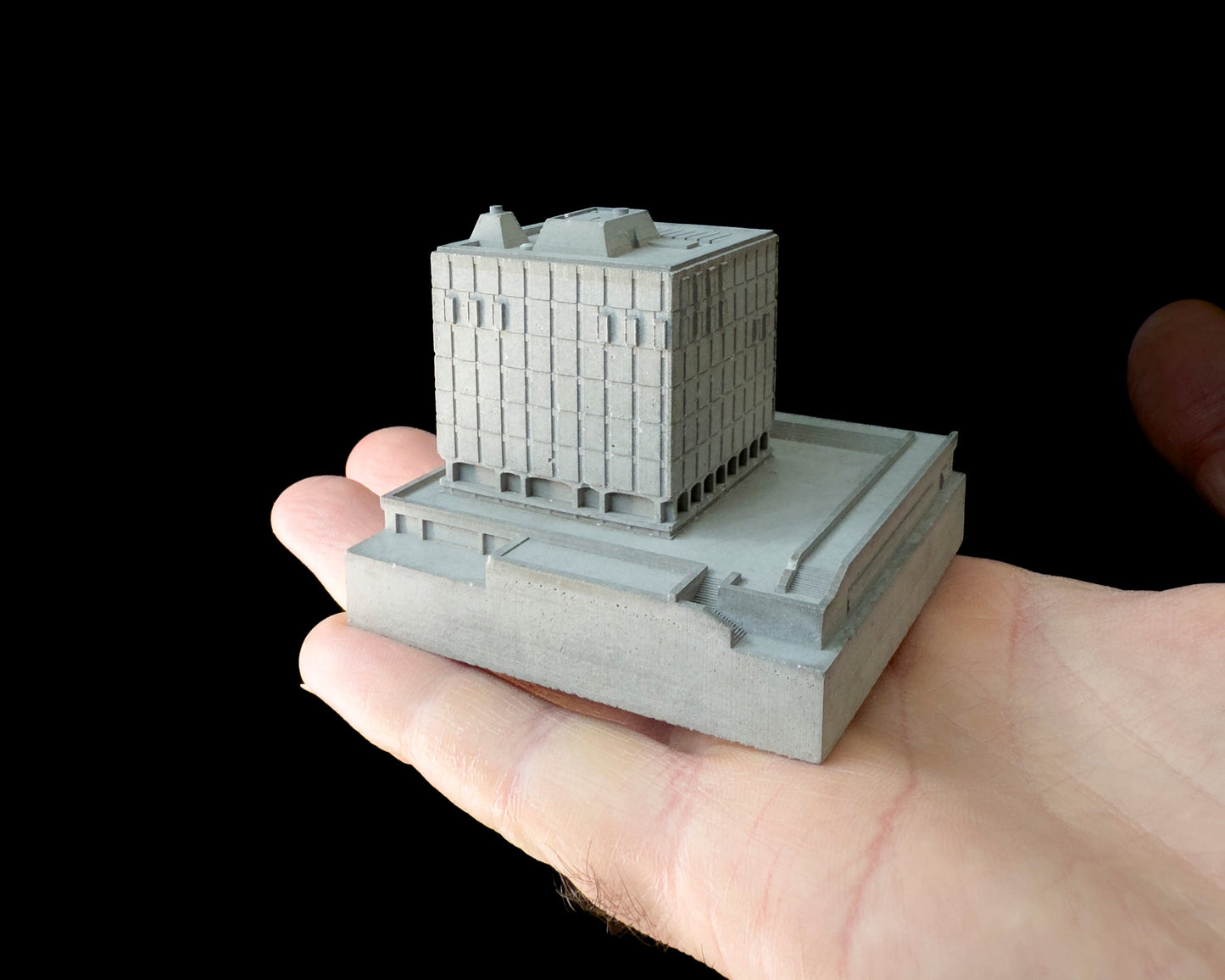 Bonny Street Police HQ – Miniature Concrete Model