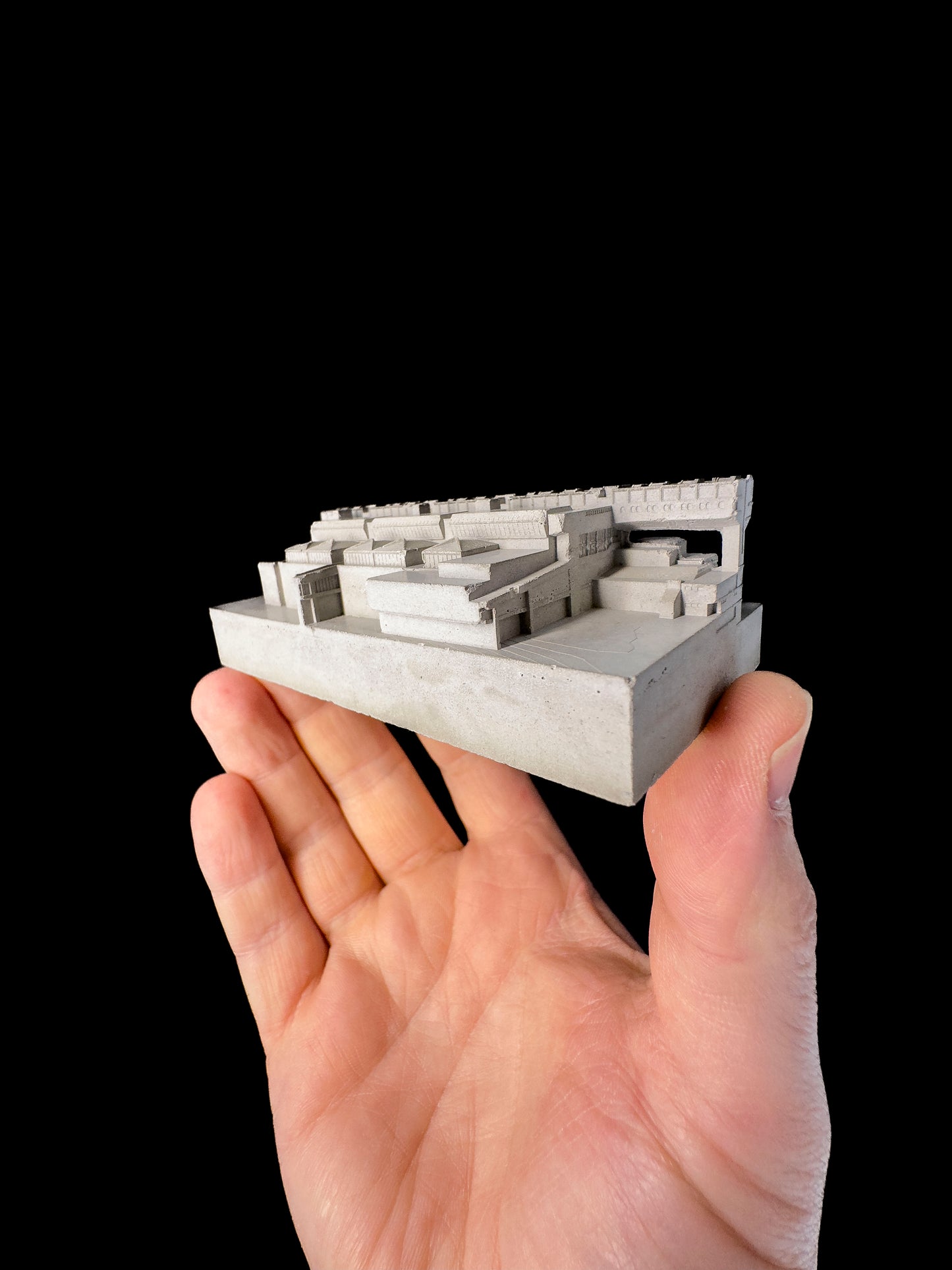 Cumbernauld Town Centre - Miniature Concrete Model