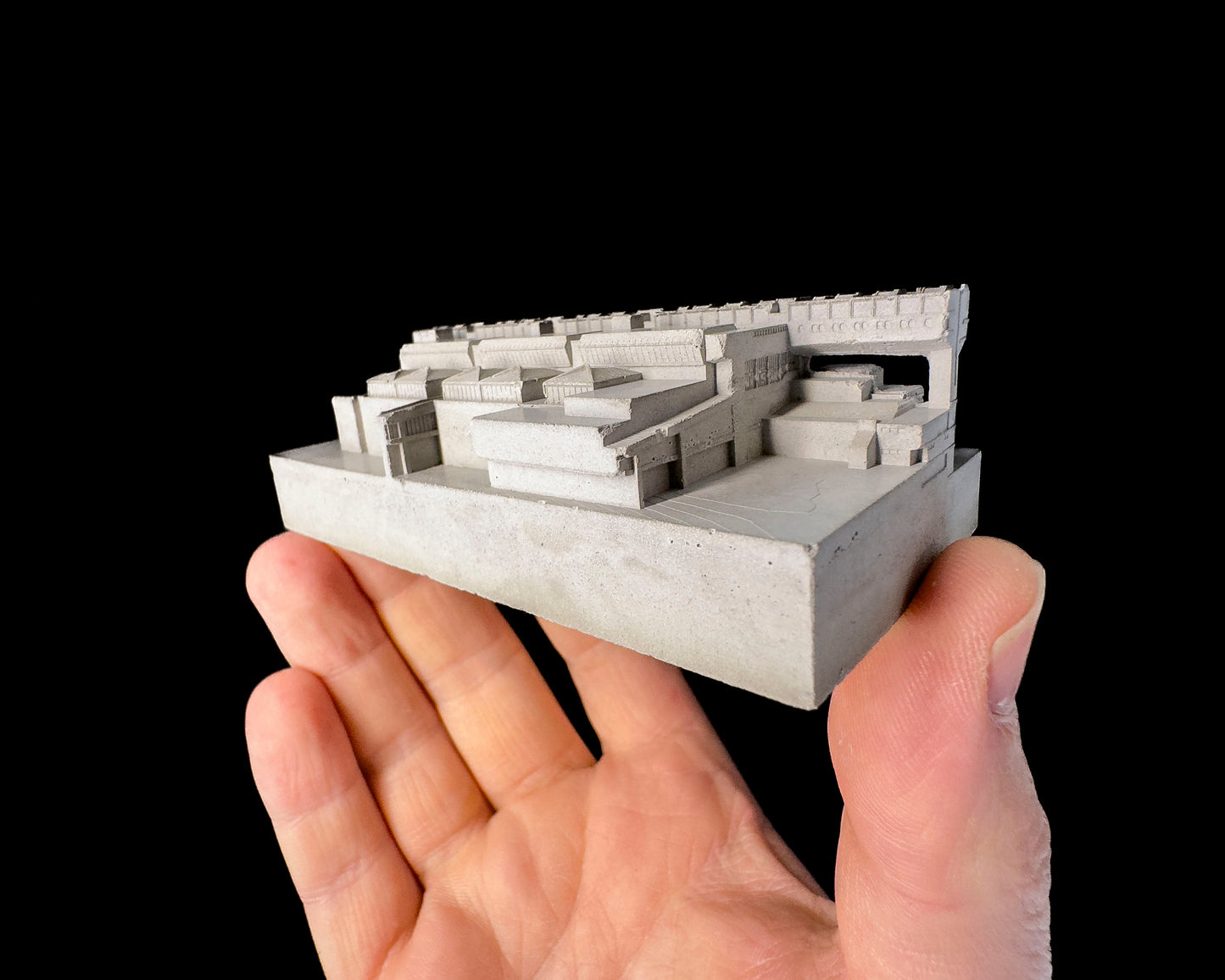 Cumbernauld Town Centre - Miniature Concrete Model