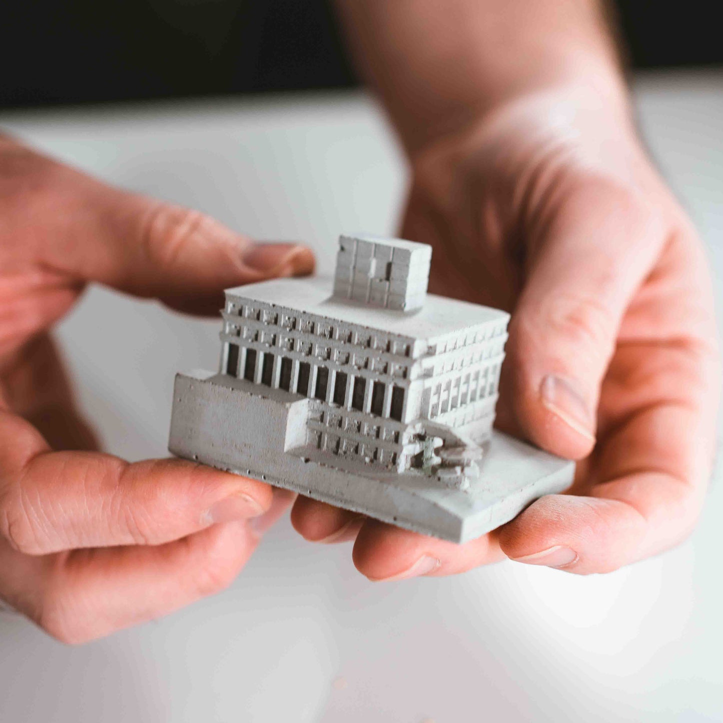UEA Library - Miniature Concrete Model