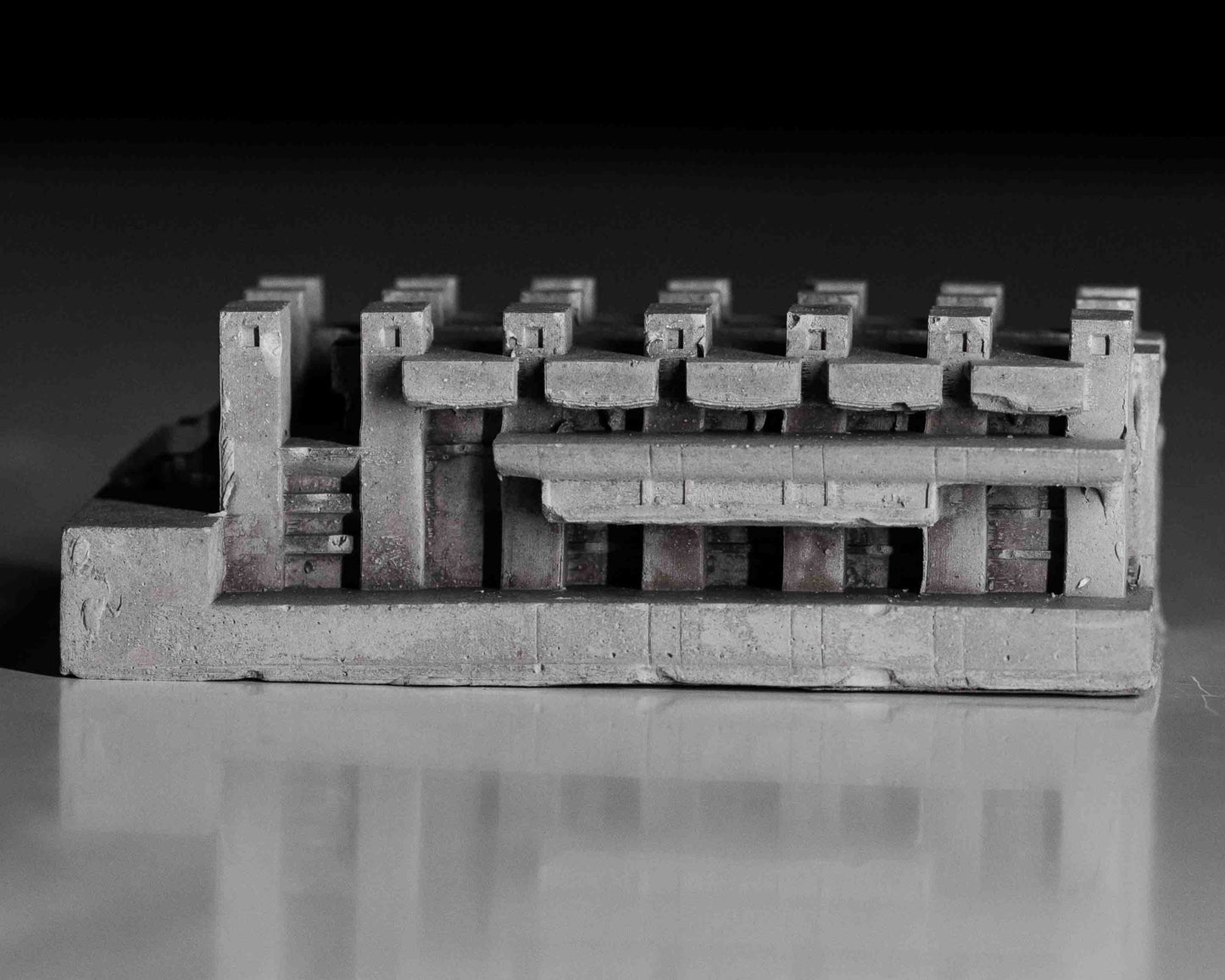 The Barbican Centre - miniature concrete model
