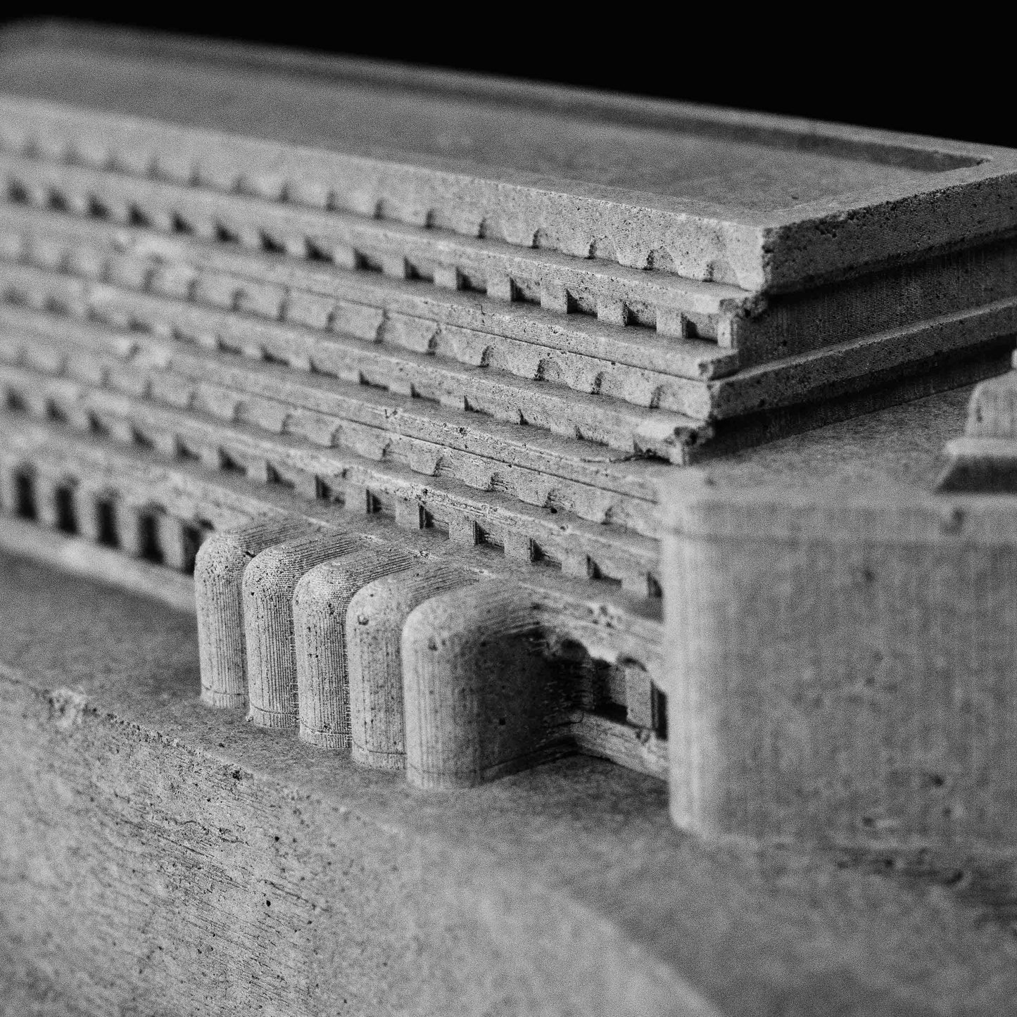 St Peter's Seminary - miniature concrete model