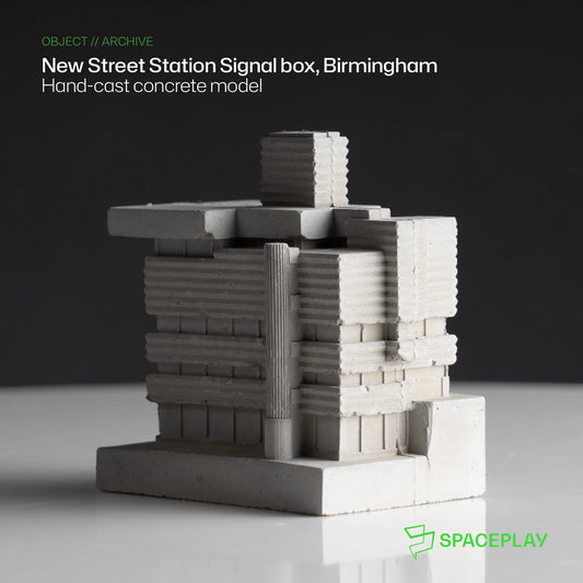 New Street Signal Box, Birmingham - Miniature Concrete Model