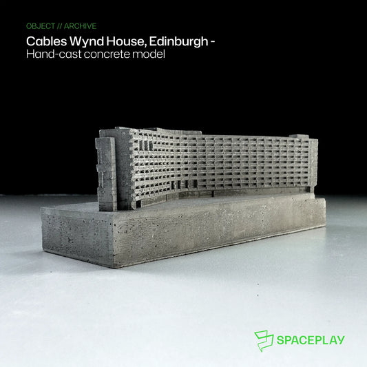 Cables Wynd House – Miniature Concrete Model