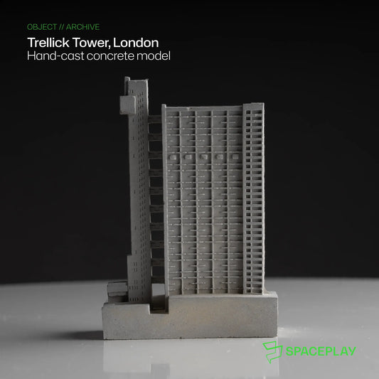 Trellick Tower – Miniature Concrete Model