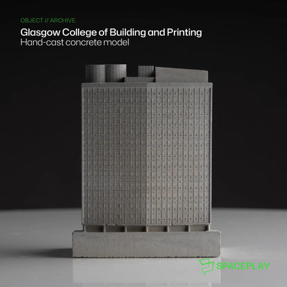 Glasgow College of Building and Printing – Miniature Concrete Model