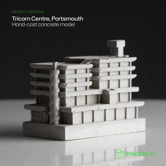 Tricorn Centre, Portsmouth – Miniature Concrete Model