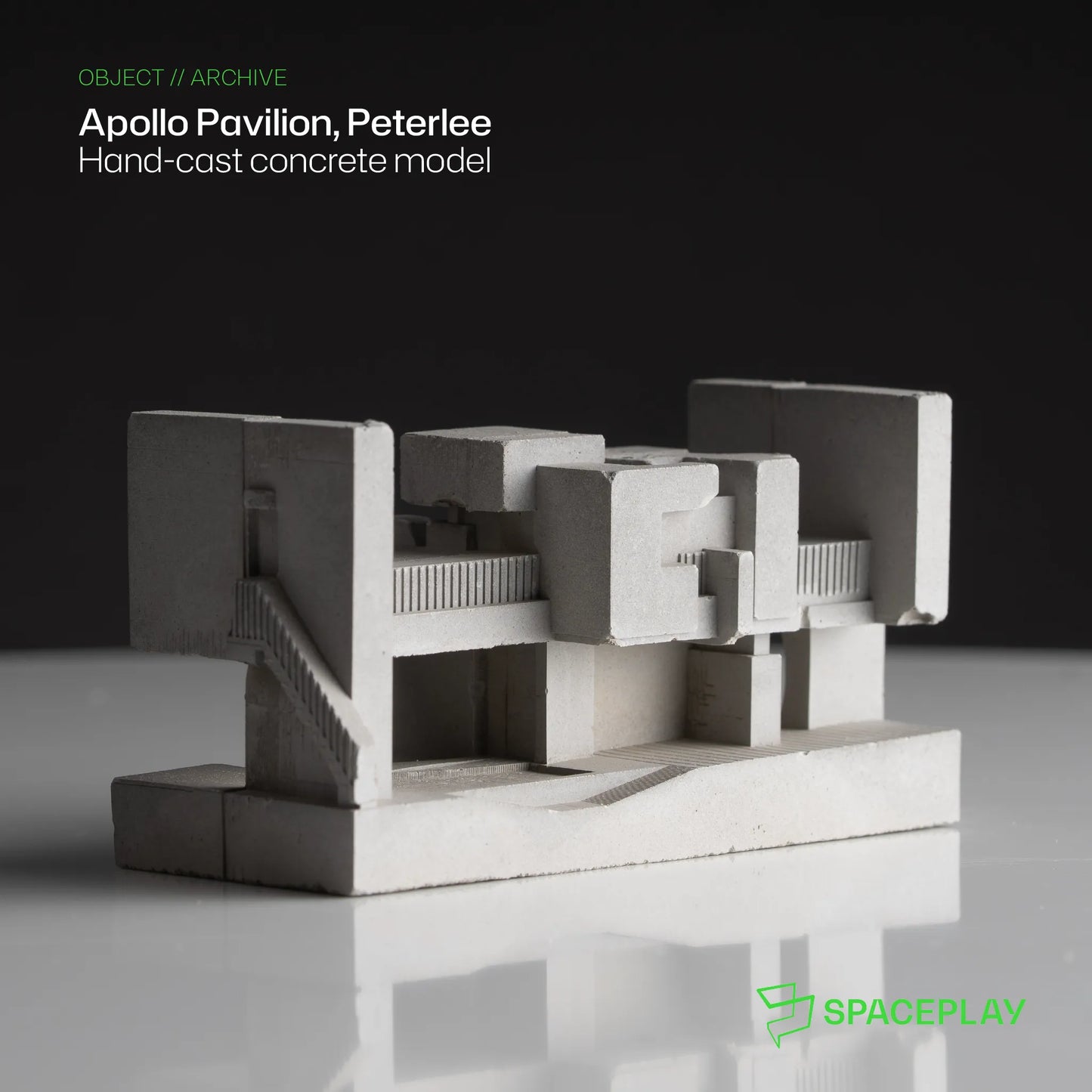 Apollo Pavilion, Peterlee – Miniature Concrete Model