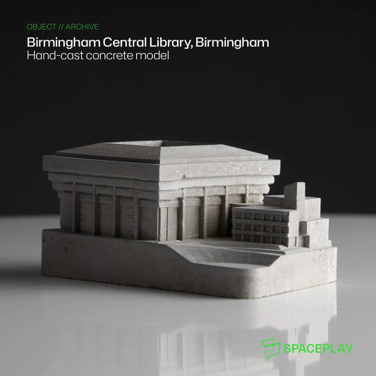 Birmingham Central Library - Miniature Concrete Model
