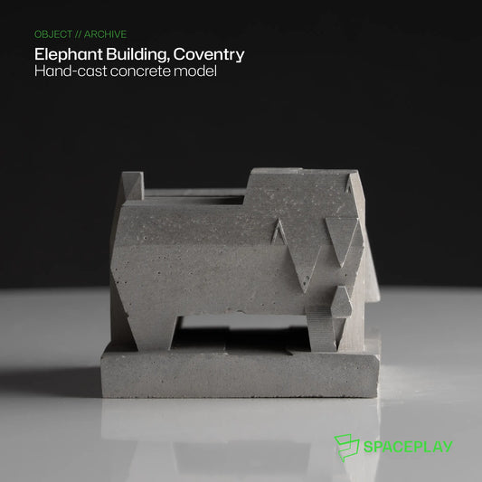 Elephant Building – Miniature Concrete Model