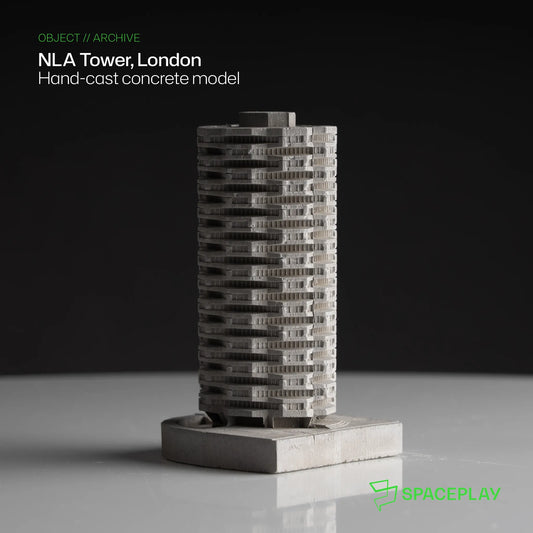 NLA Tower, Croydon – Miniature Concrete Model