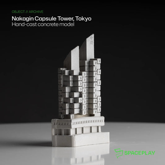 Nakagin Capsule Tower – Miniature Concrete Model