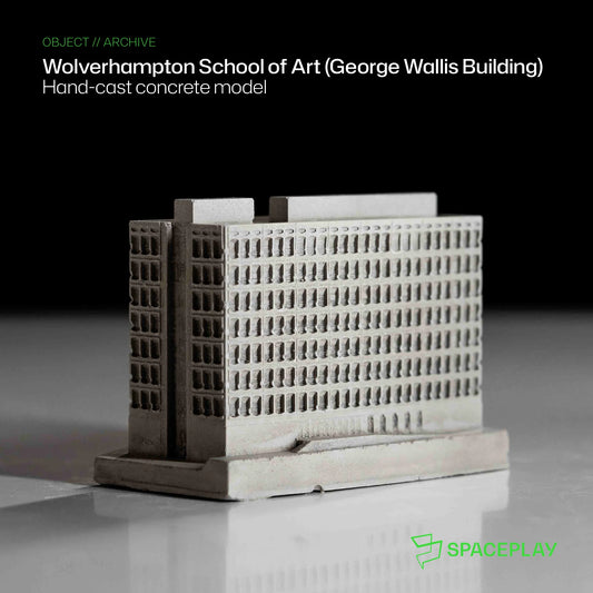 George Wallis Building, Wolverhampton – Miniature Concrete Model