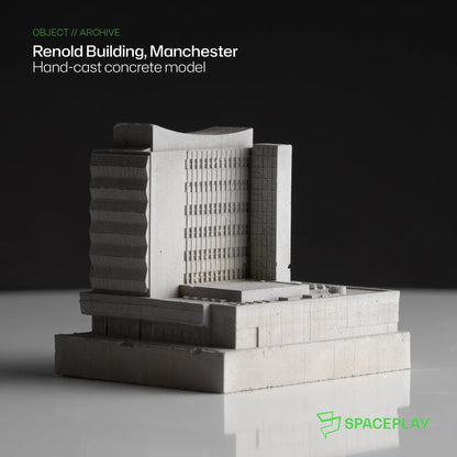 Renold Building – Miniature Concrete Model
