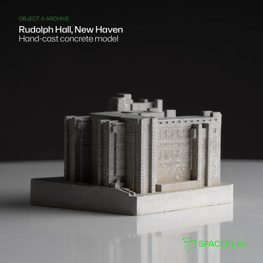 Rudolph Hall – Miniature Concrete Model
