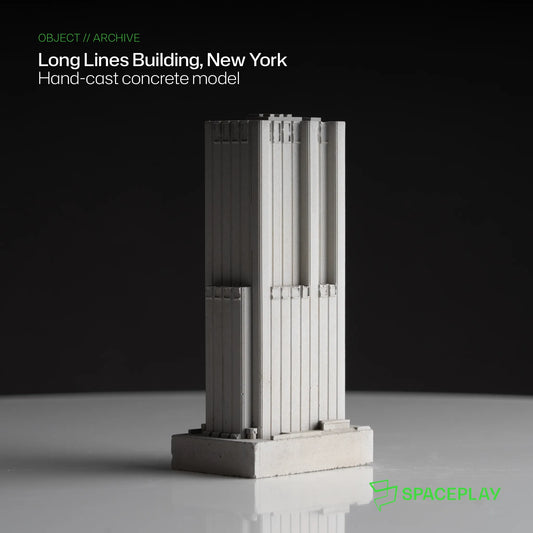 Long Lines Building – Miniature Concrete Model