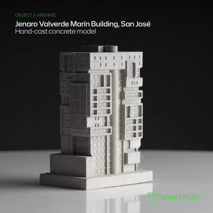 Jenaro Valverde Marín Building – Miniature Concrete Model
