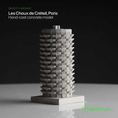 Les Choux de Créteil – Miniature Concrete Model
