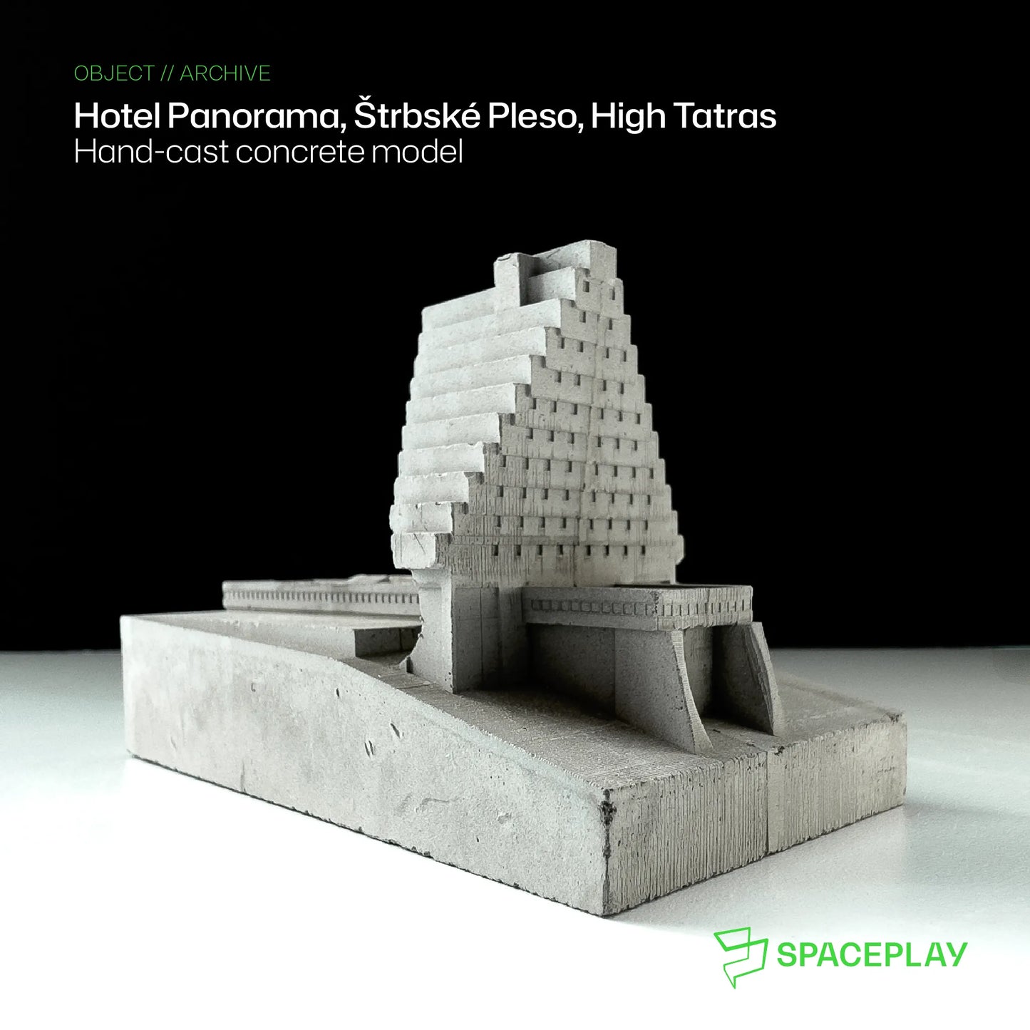 Hotel Panorama – Miniature Concrete Model