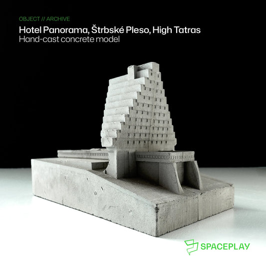 Hotel Panorama – Miniature Concrete Model