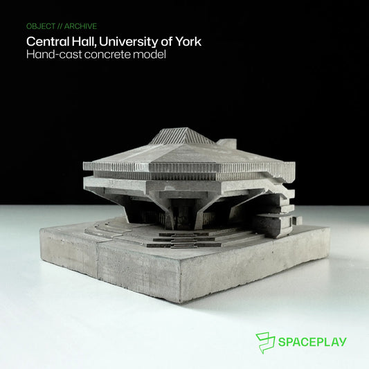 Central Hall, University of York – Miniature Concrete Model