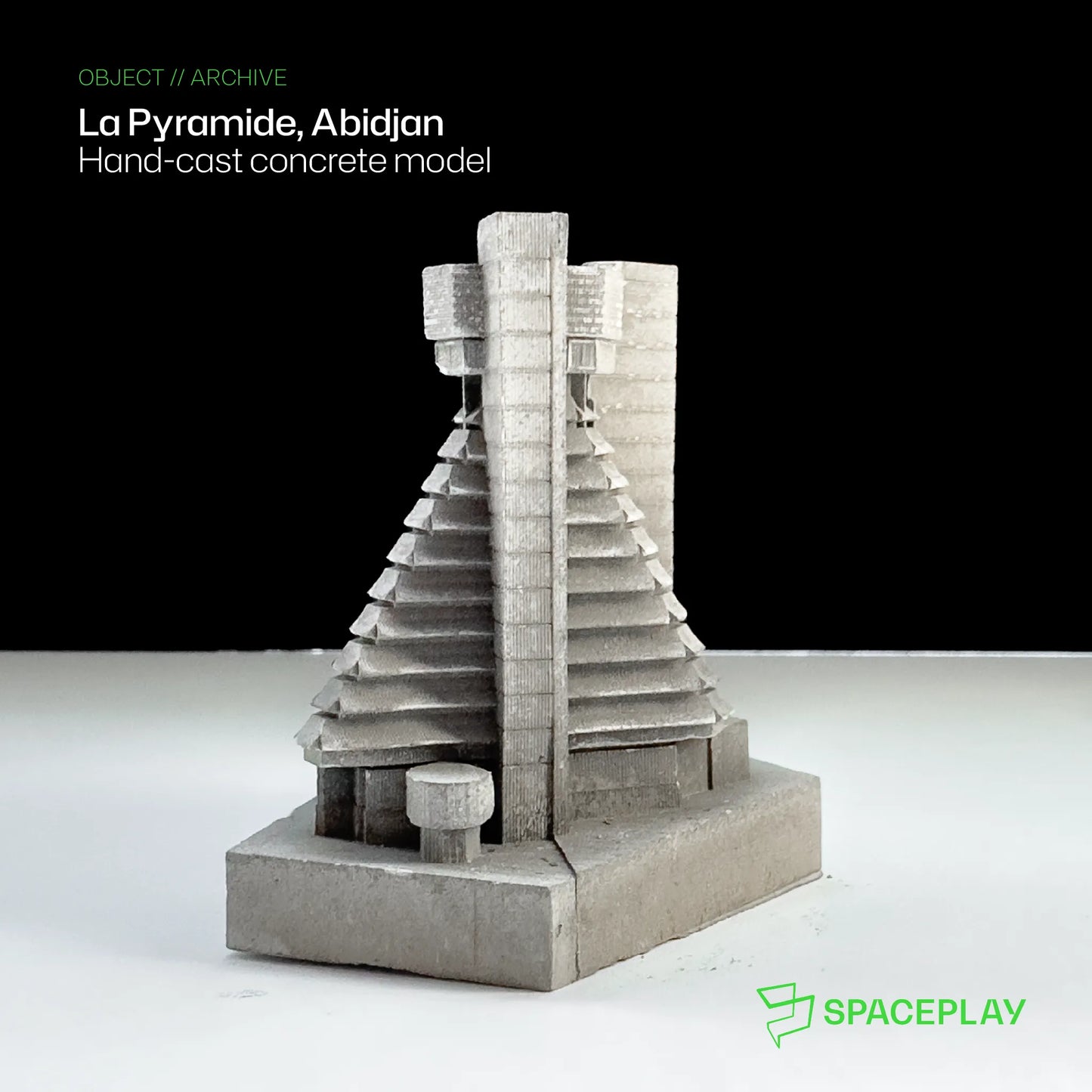 La Pyramide – Miniature Concrete Model