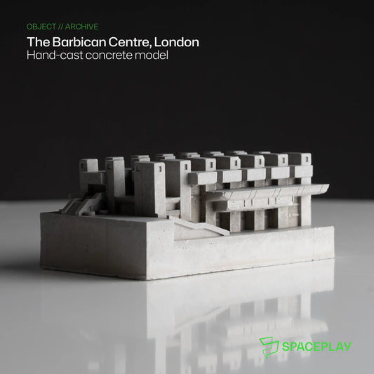 The Barbican Centre - miniature concrete model
