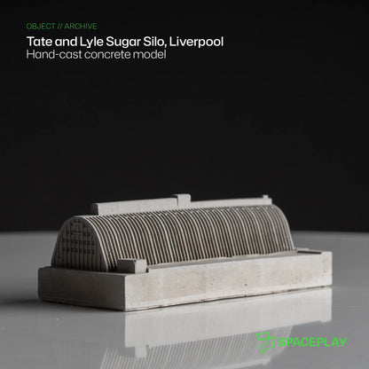 Tate and Lyle Sugar Silo - Miniature Concrete Model